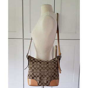 Coach Leather Bag Brown Everyday‎ Work Carryall Crossbody